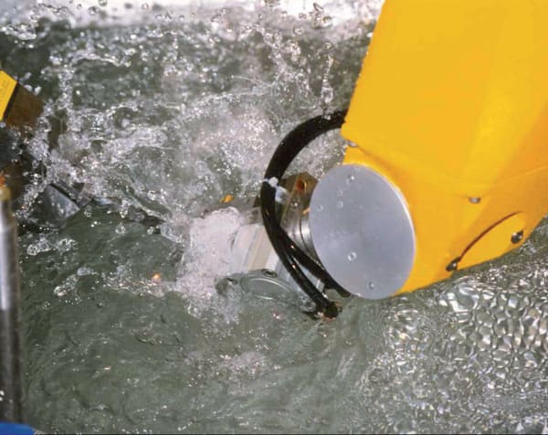 High pressure deburring